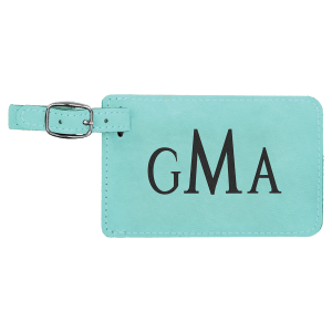 4 1/4" x 2 3/4" Leatherette Luggage Tag