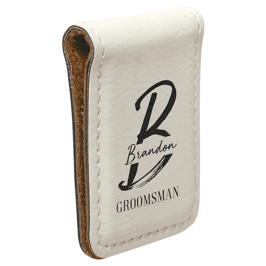 Leatherette Money Clip