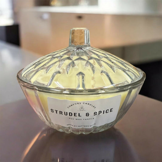 Strudel & spice, candy dish candle