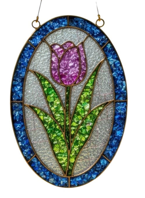 CLASS - Crushed Glass Resin Sun Catcher