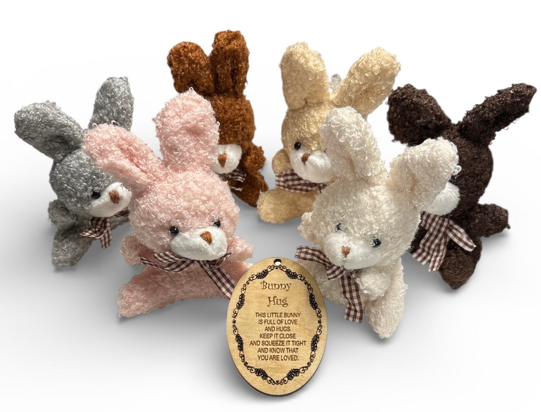 Bunny Hug Keychains