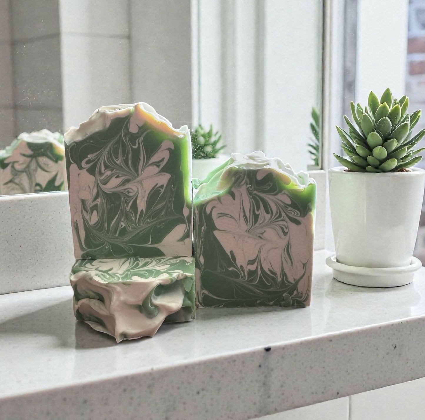 Frosted Eucalyptus Soap