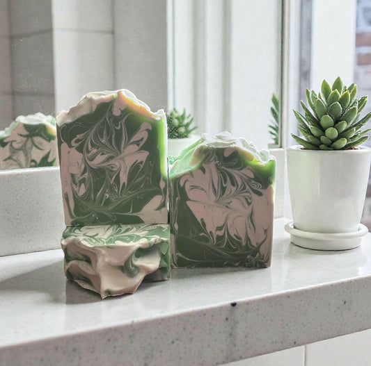 Frosted Eucalyptus Soap