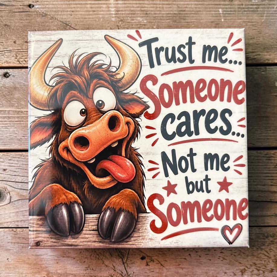 Trust Me Someone Cares - magnet