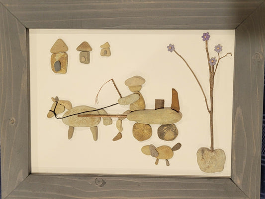 63 horse and cart 9x12