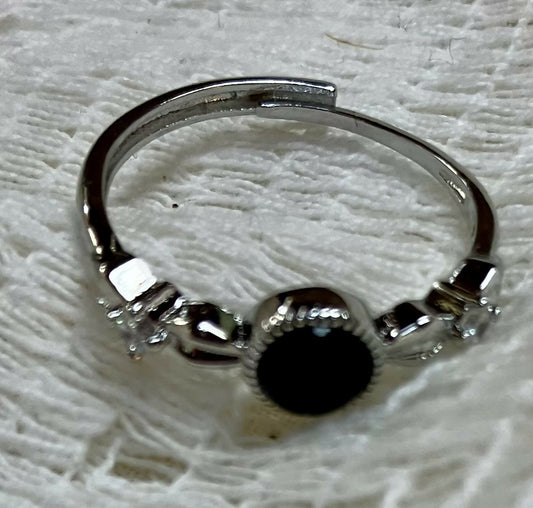 #1212 Black onyx ring