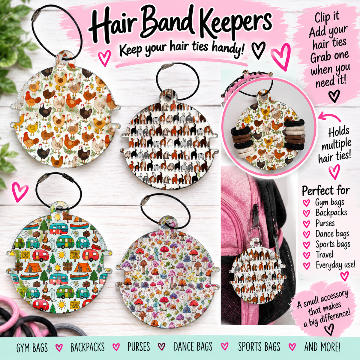 Hair Band/Hair Tie Keeper
