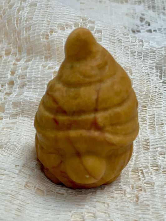 #2891 Yellow mudstone crystal gnome 130 gr