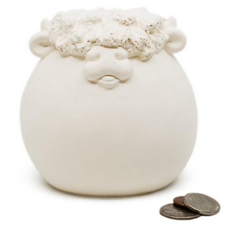 Pudgy Highland Cow Bank