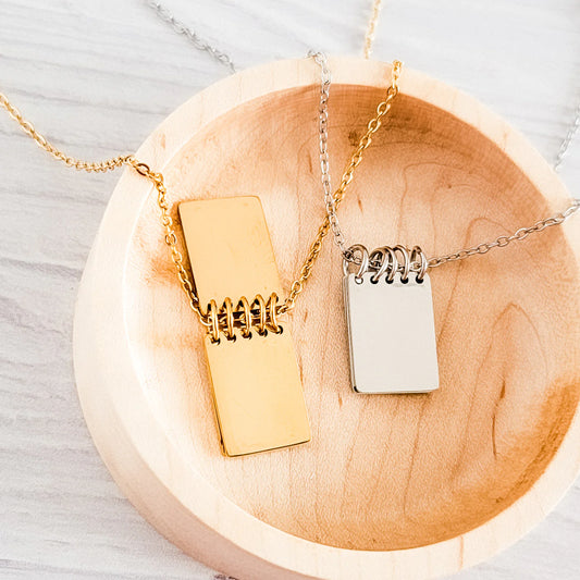 Mini Notebook Necklace