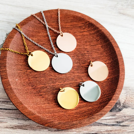 25mm Disc Necklace
