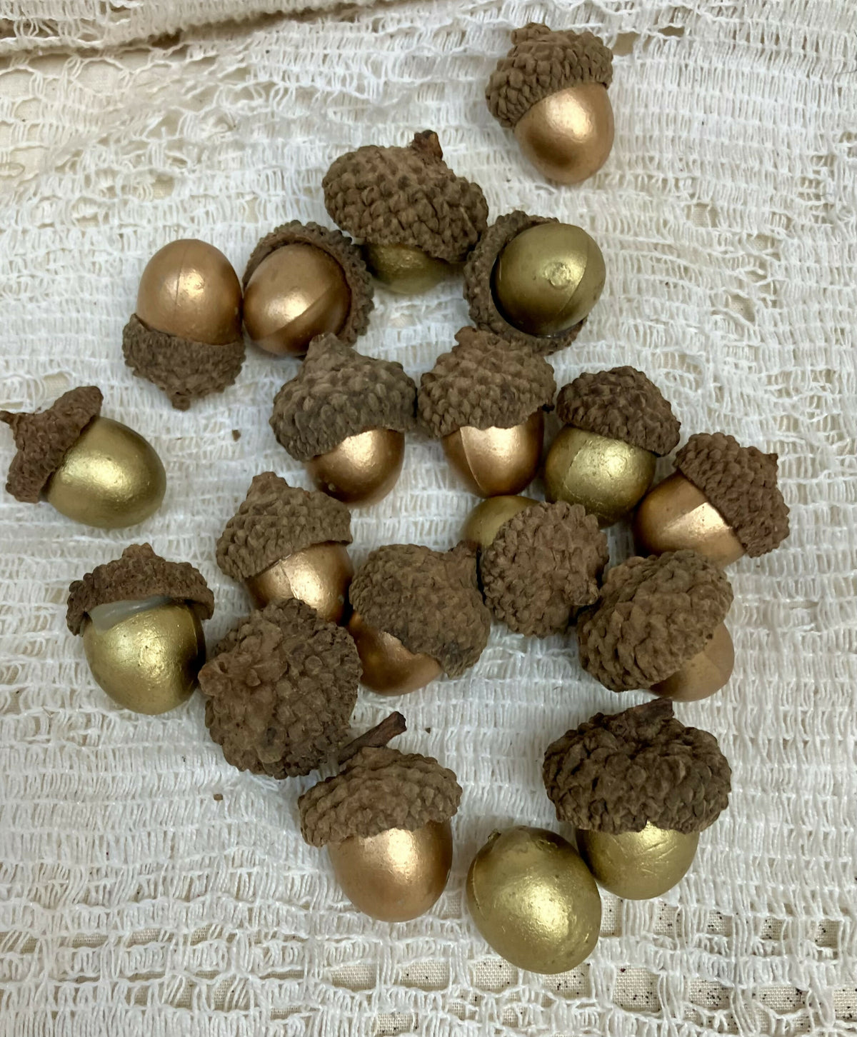 #2653 Handmade acorn decor