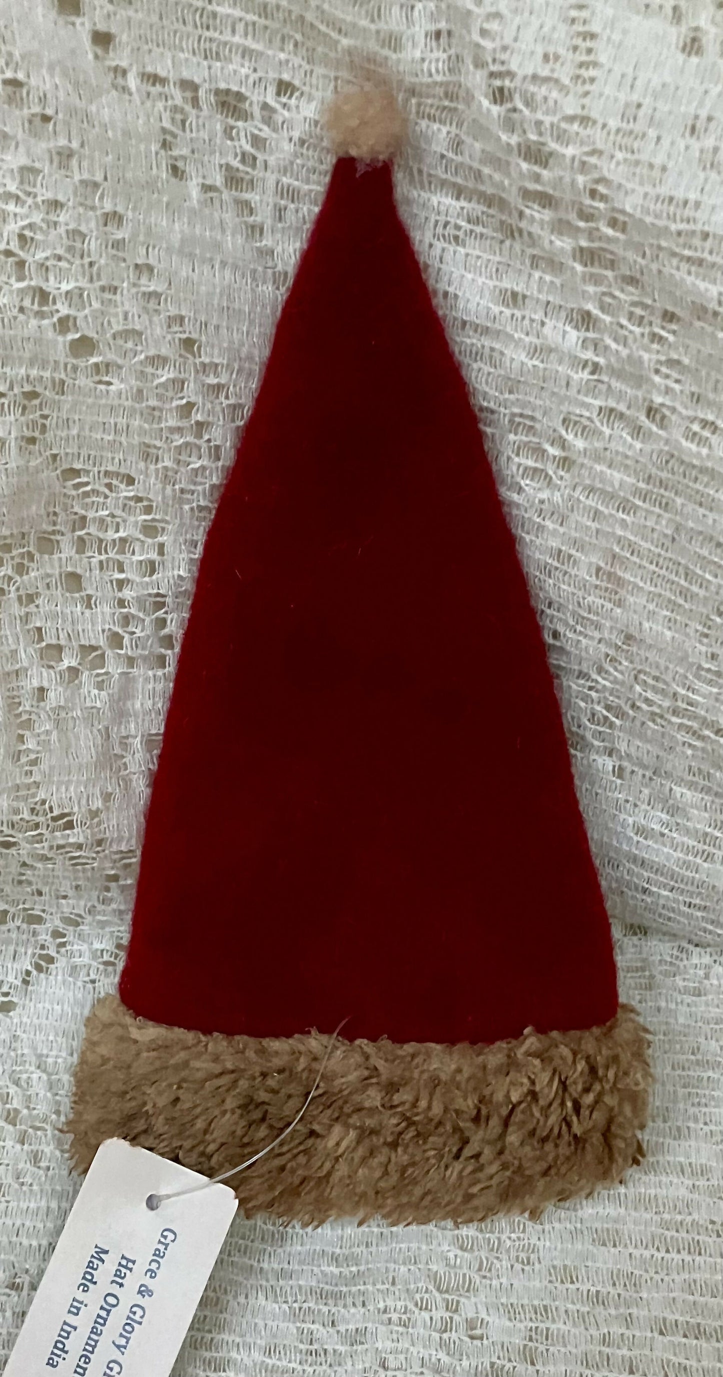 Felt Santa hat ornaments #2230