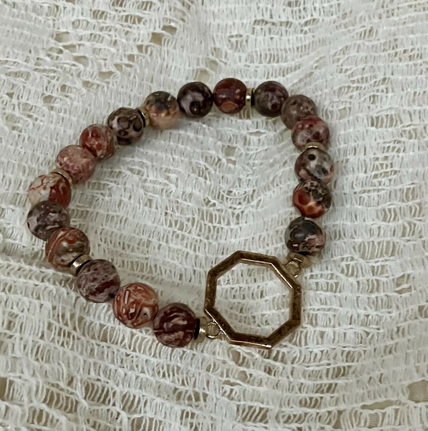 Marbled bracelet #1827