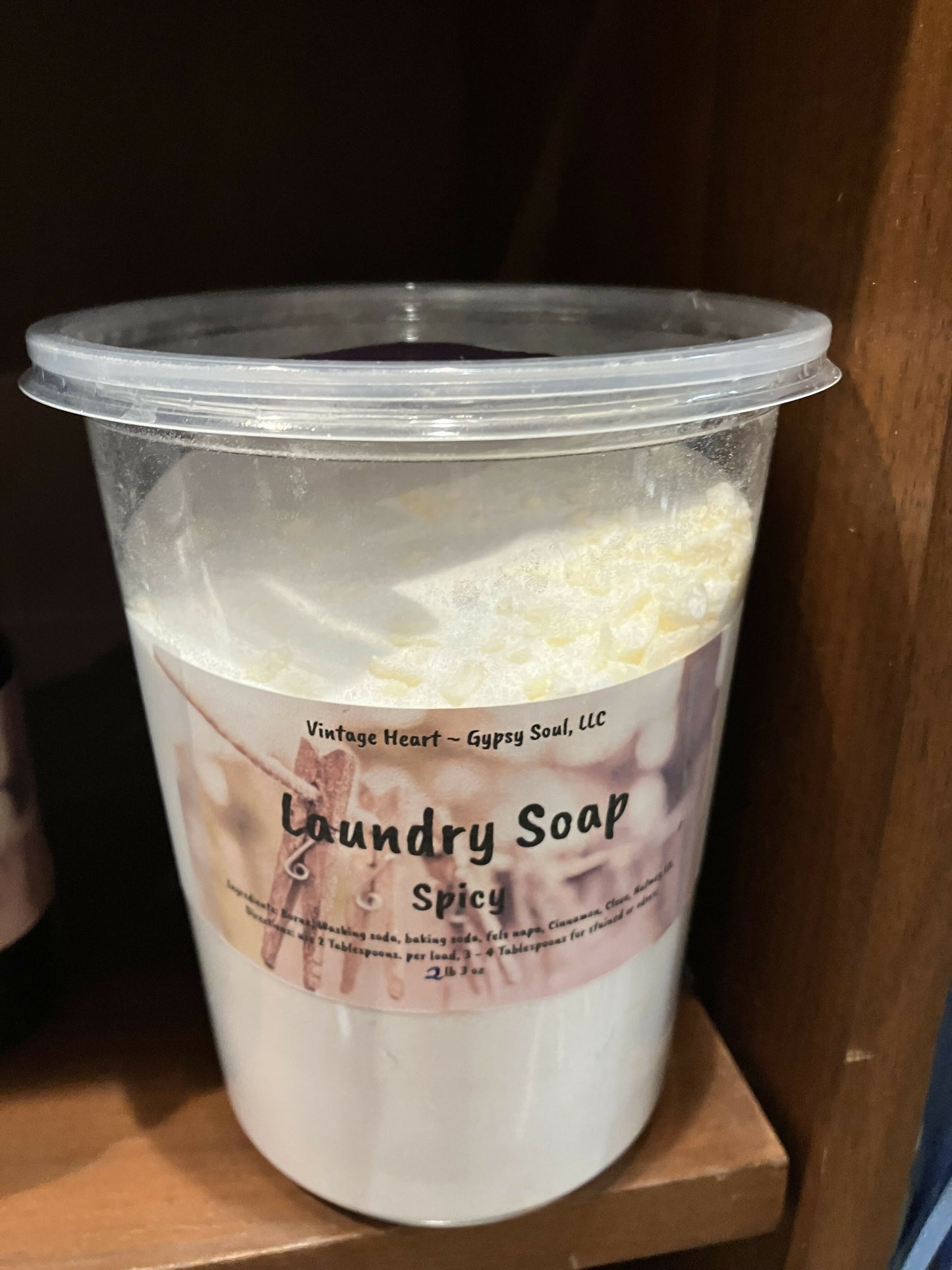 Homemade Laundry soap 2lb Spicey #1352