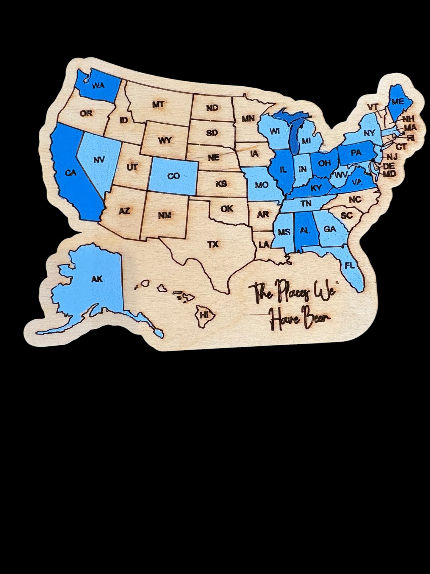 USA Map Magnet