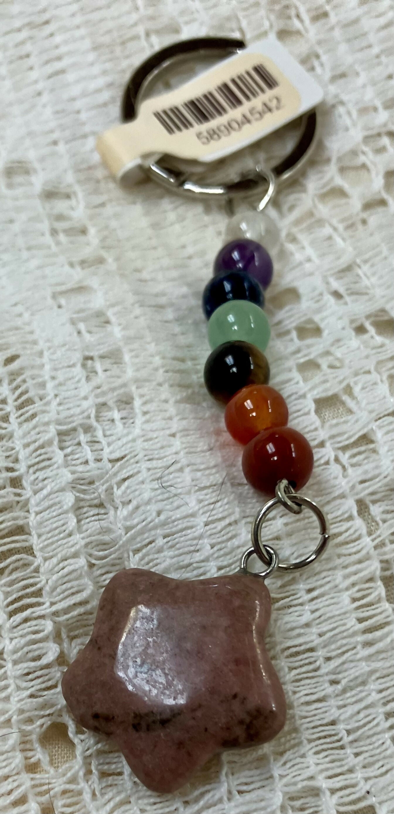 #3197 crystal star keychain