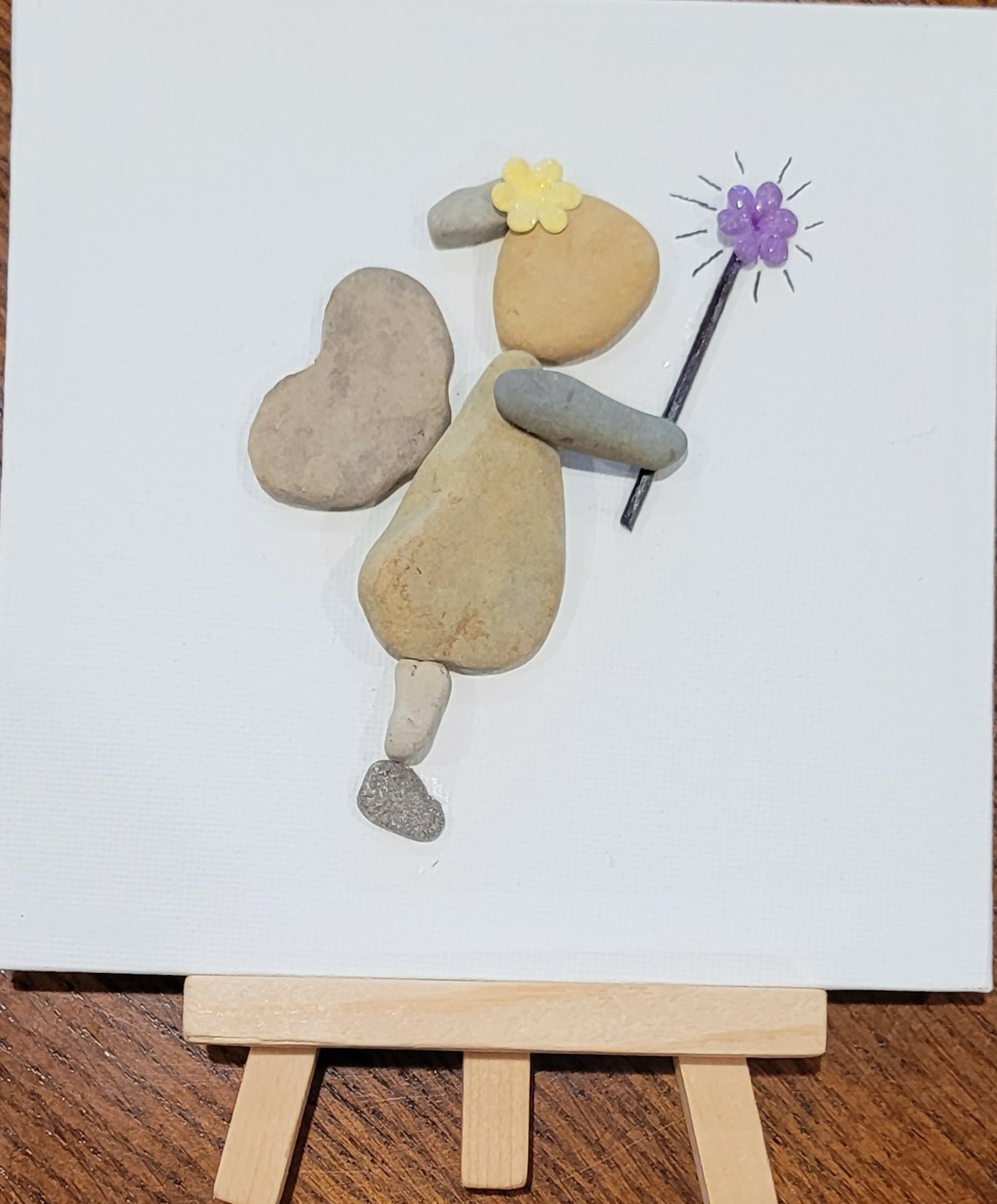 72 fairy w/easel 4x4