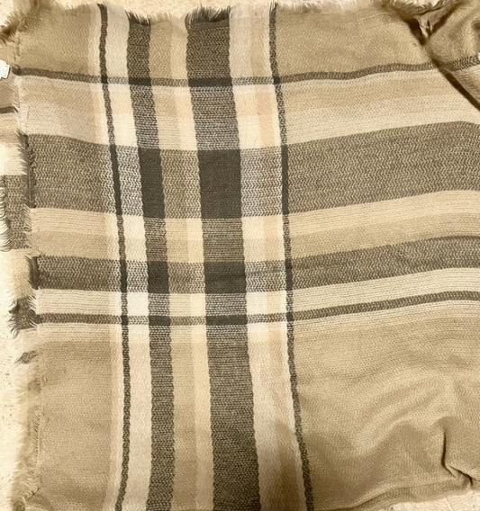 Beige/gray scarf #2231