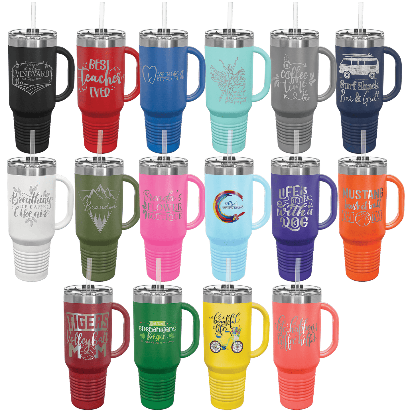 Admin Week Special - 40oz Polar Camel Travel Mug with handle