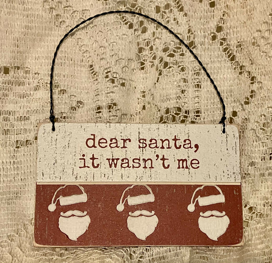 Dear Santa sign #2685