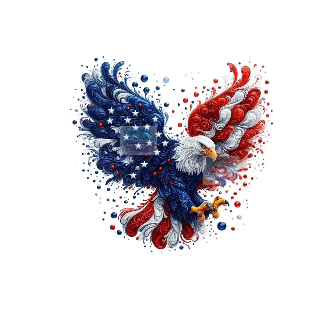 American Eagle in Flight DTF