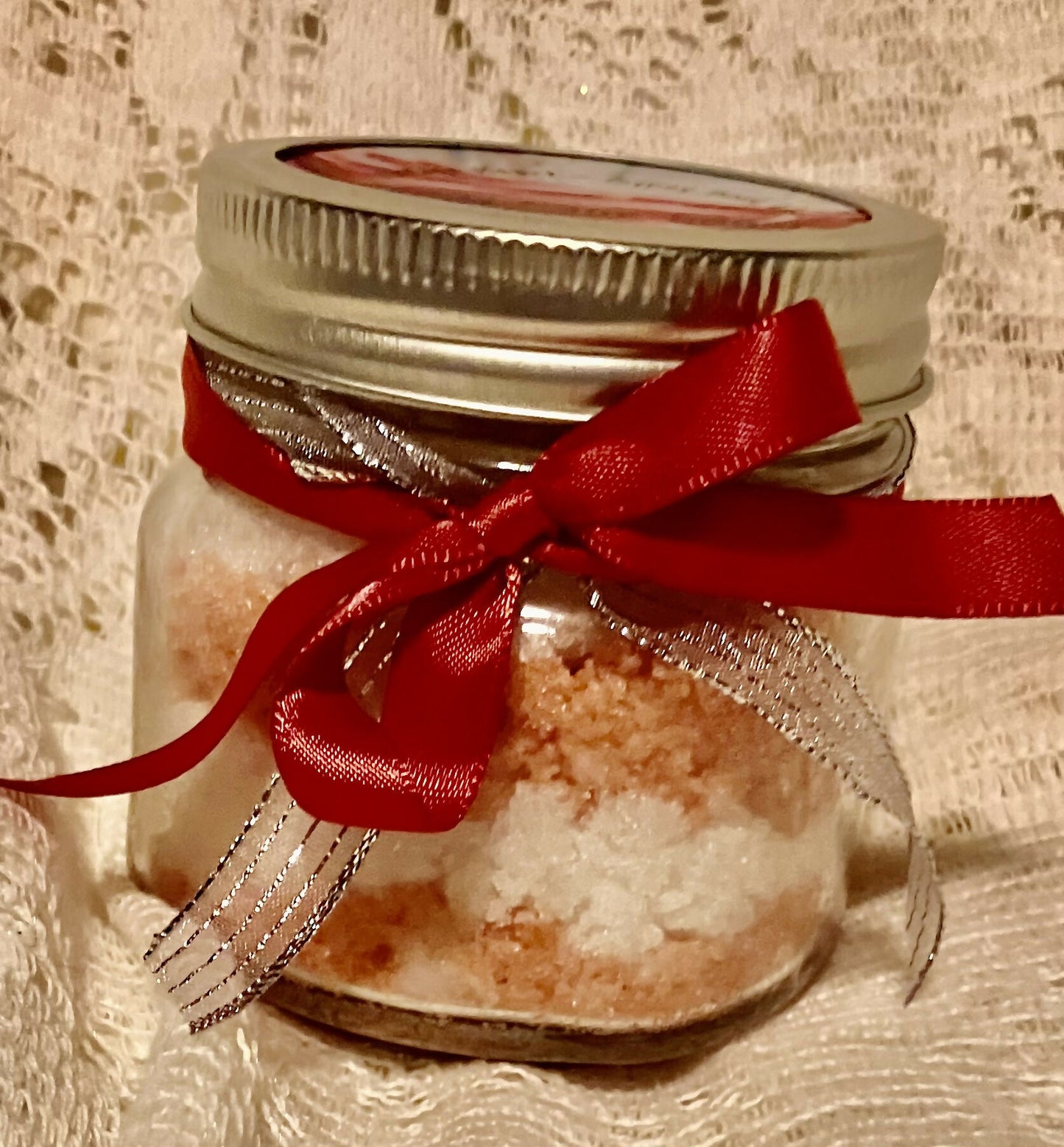 Candy cane sugar scrub #2622