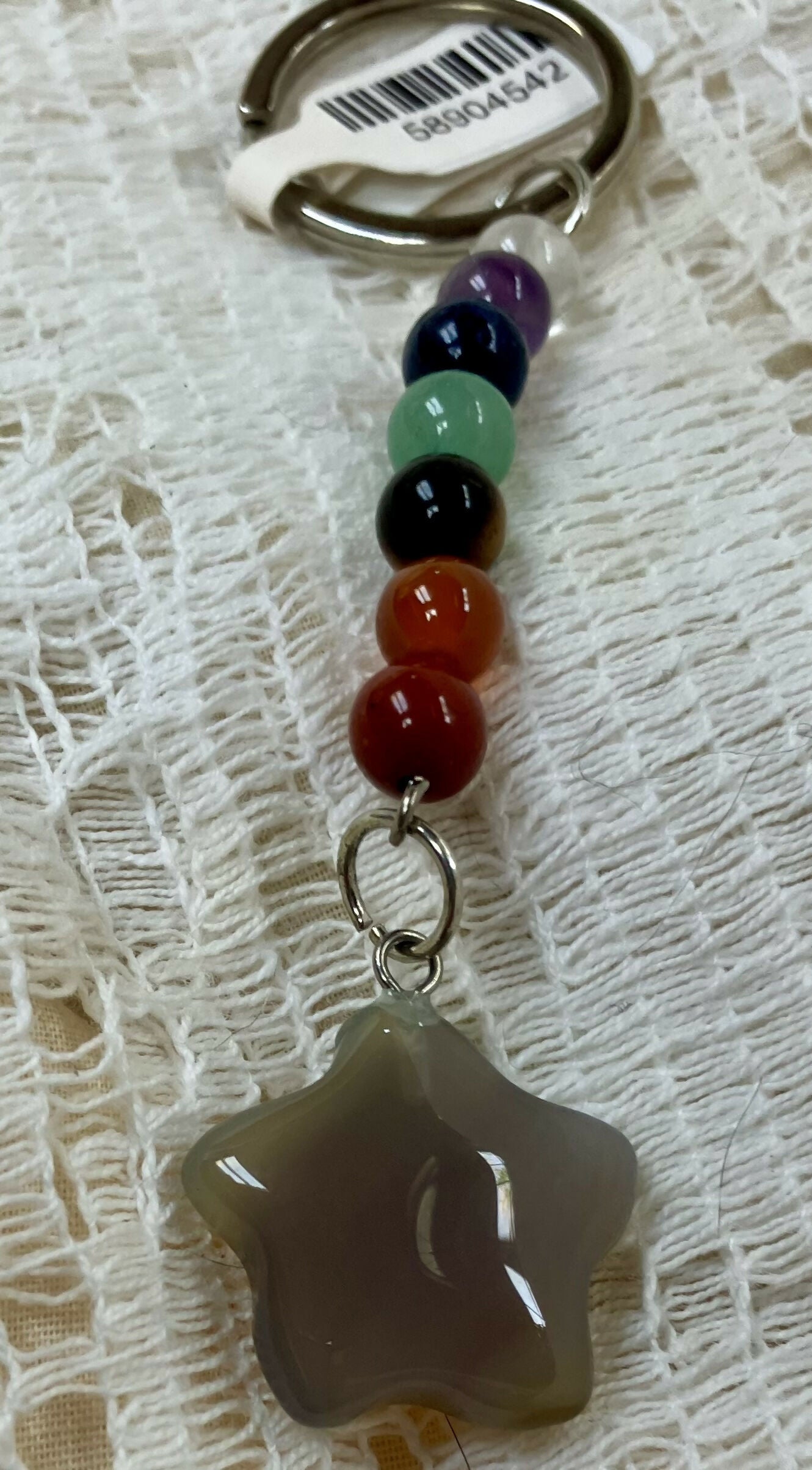 #3197 crystal star keychain