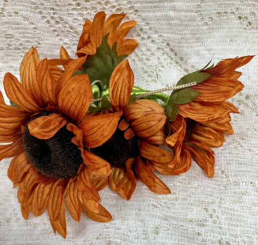 #2018 Sunflower napkin rings