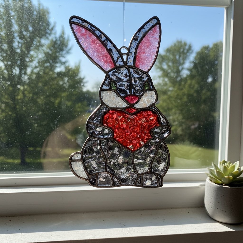 CLASS - Crushed Glass Resin Sun Catcher