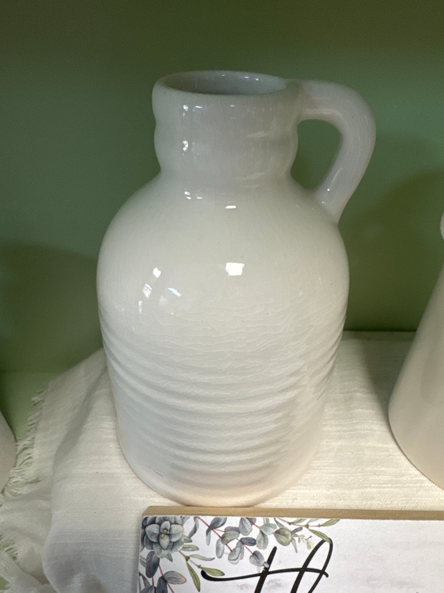 White vase