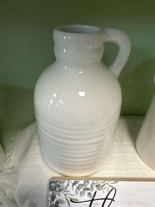 White vase
