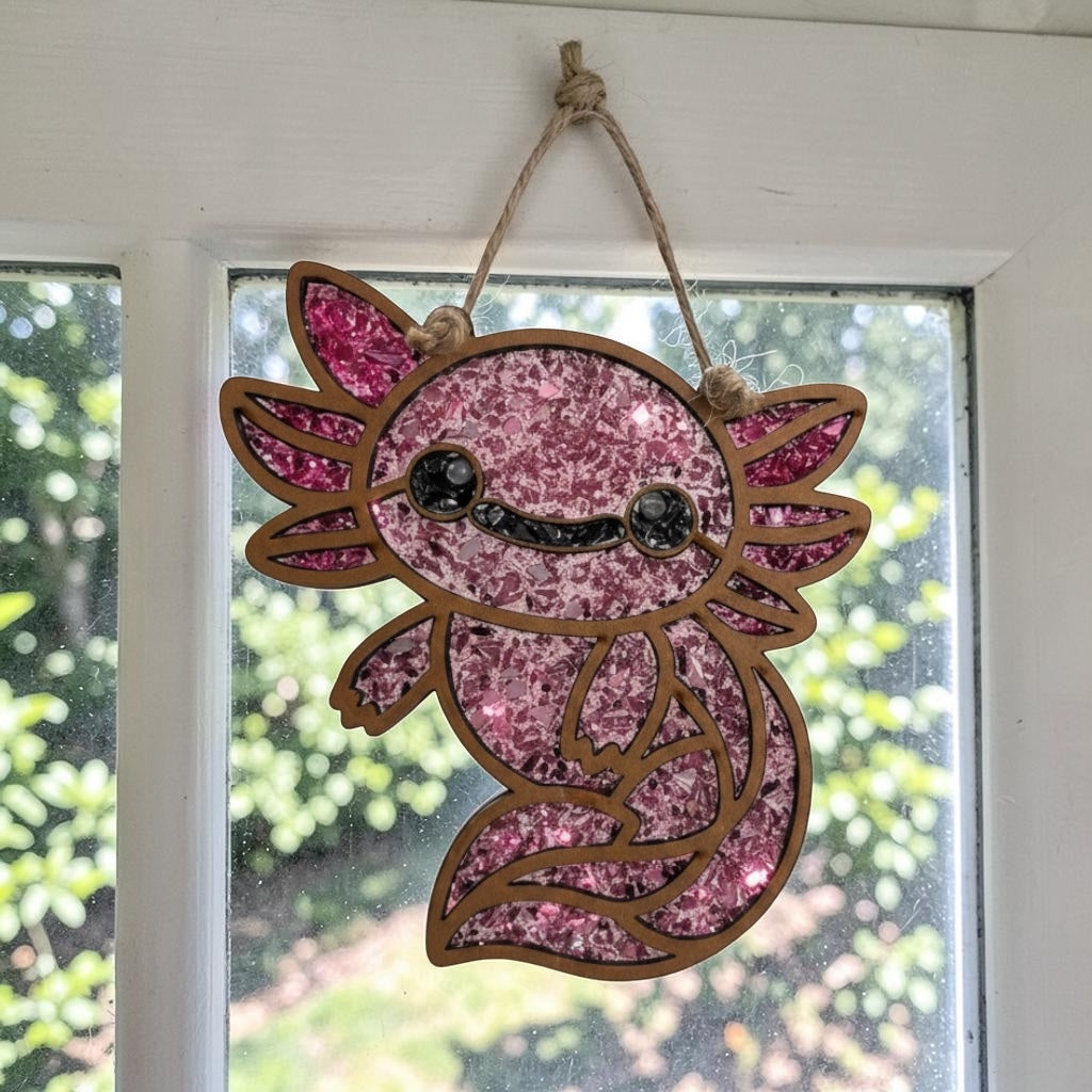 CLASS - Crushed Glass Resin Sun Catcher