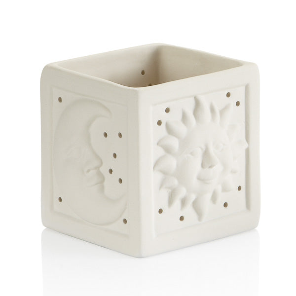 DIY Ceramic Sun Face Votive