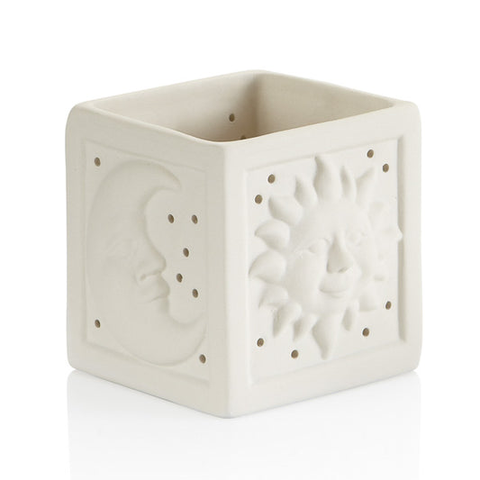 DIY Ceramic Sun Face Votive