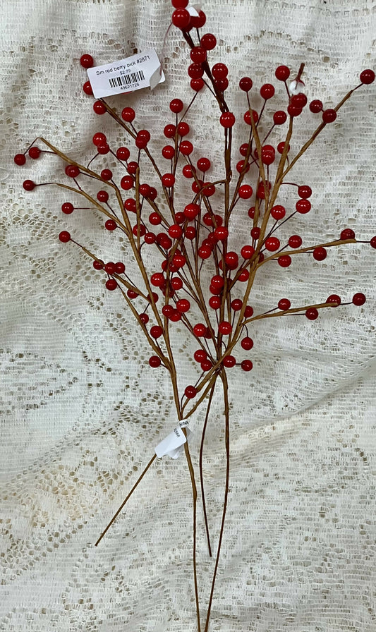 Small holly berry stem #2278