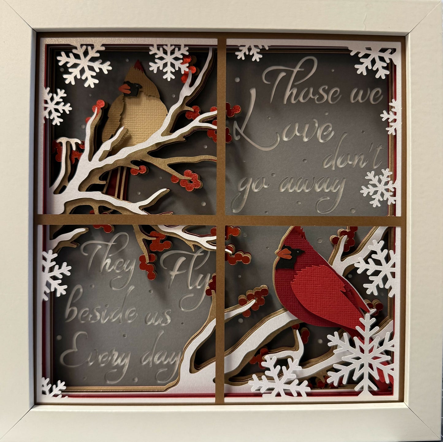 3D Layered Those We Love Shadowbox