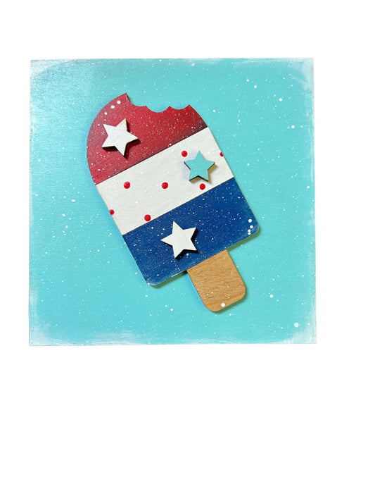 America Popsicle Square Insert