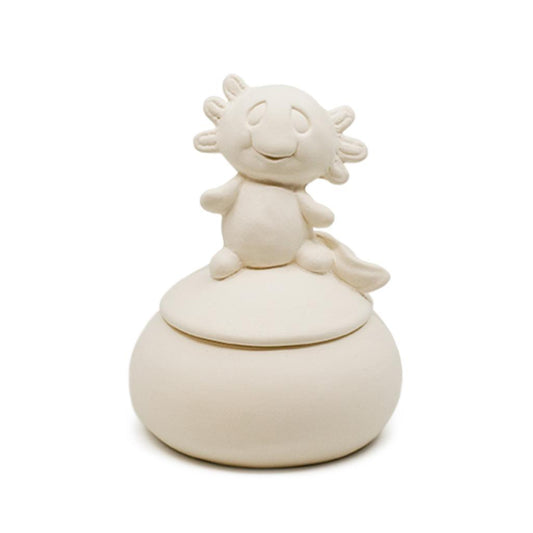 DIY Ceramic Axolotl Box