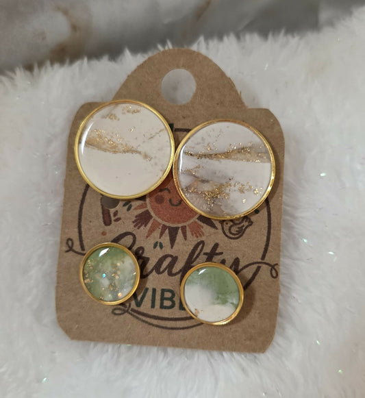 Marble Stud Set