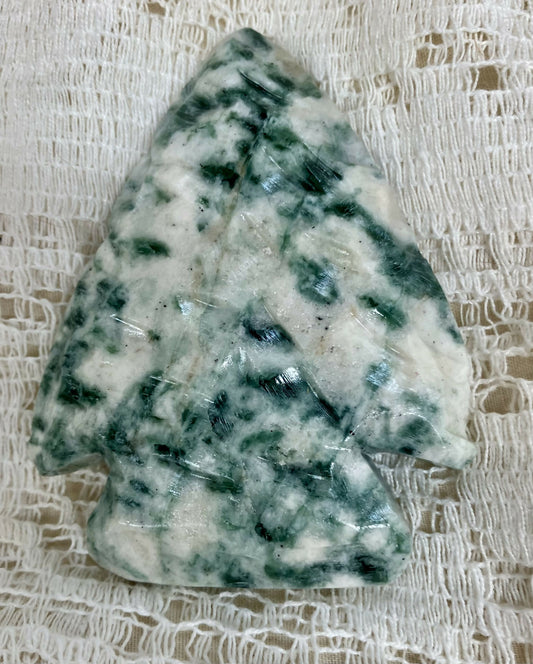 #3221 3" tree agate arrowhead 114gr