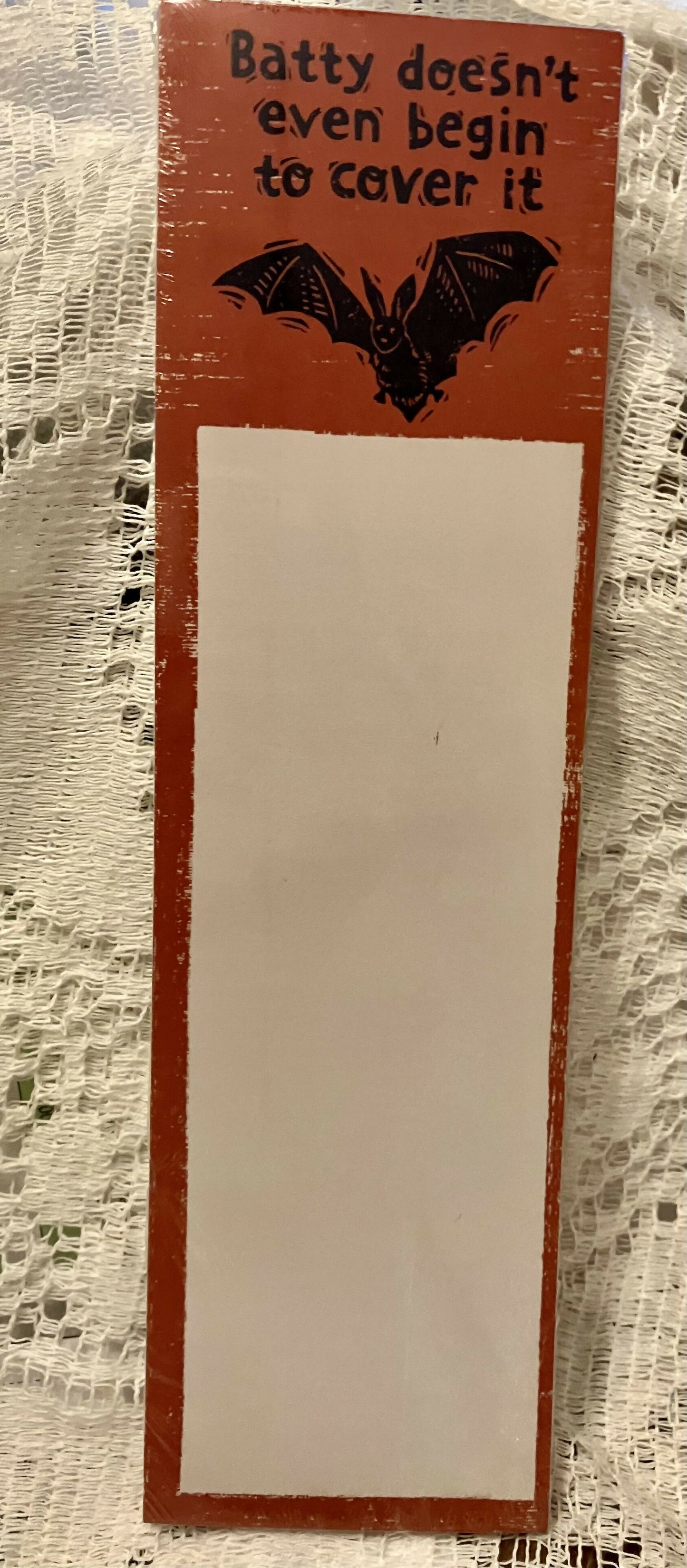 Batty Note pad #2737