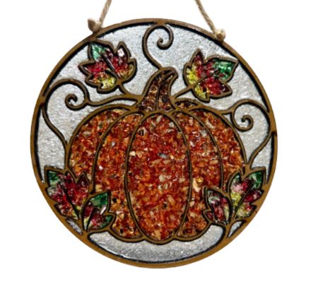 CLASS - Crushed Glass Resin Sun Catcher