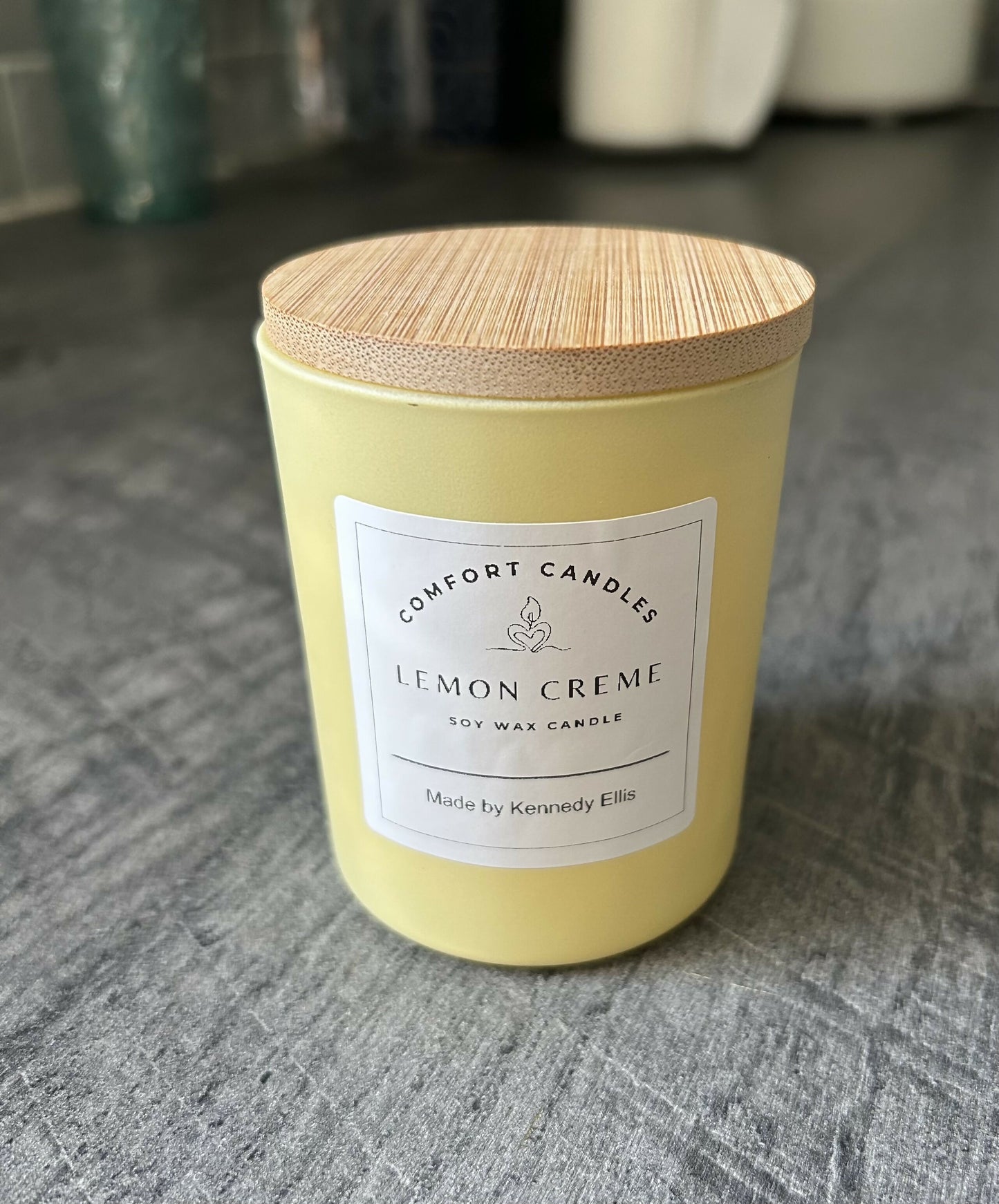 Lemon crème candle 7oz