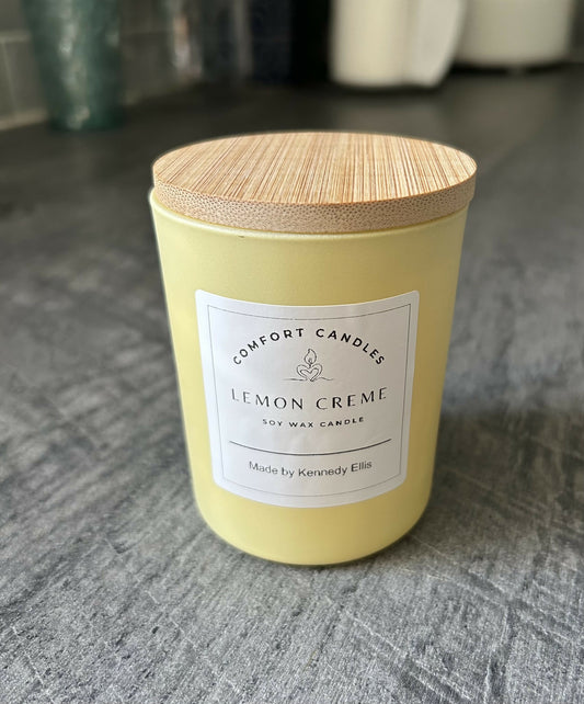Lemon crème candle 7oz