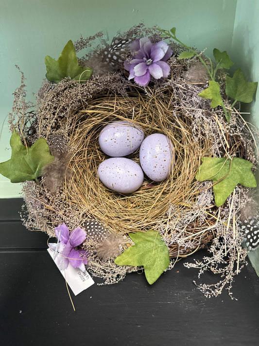 Floral Lavender Egg nest