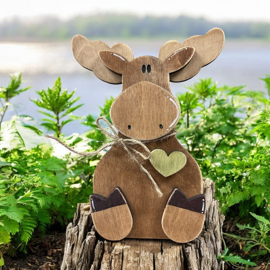 Woodland Moose Shelf Sitter