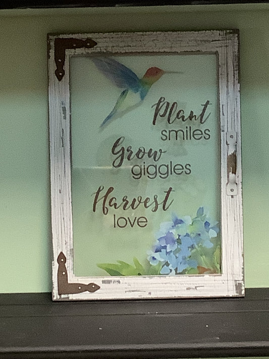 Hummingbird Window Wall Picture