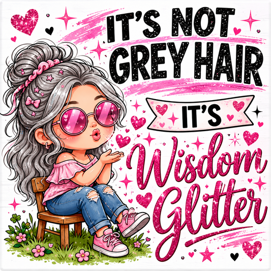 Wisdom Glitter Magnet