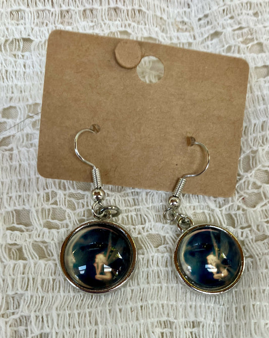 Fairy/moon earrings #2495